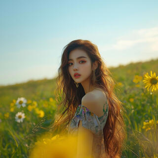 Goddess of the sunflower field