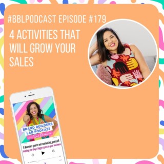 179. 4 Activities that will grow your sales online