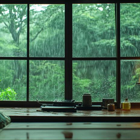 Rain Fall Hitting on a Japanese Window ft. Rain Sounds & Rain Sound