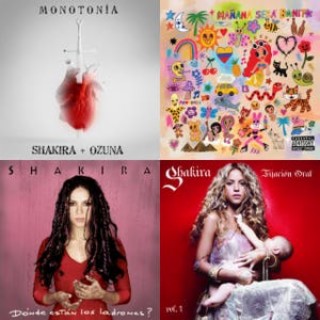 los grandes exitos de shakira