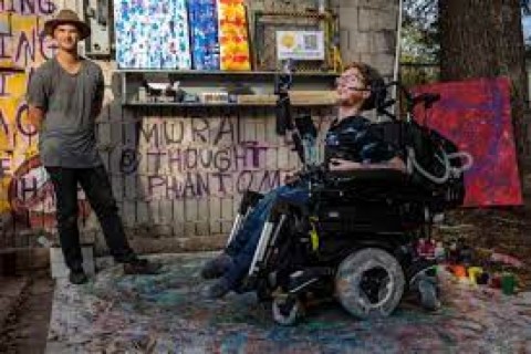 Is it possible to use a Wheelchair as a Paint Brush?