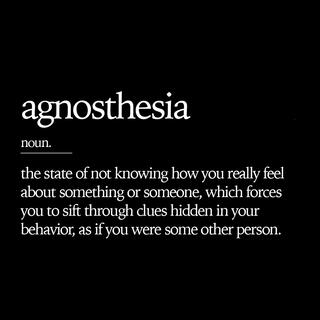 Agnosthesia