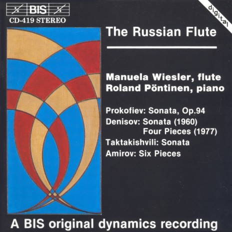 4 Pieces for Flute and Piano: No. 1, Lento ft. Manuela Wiesler | Boomplay Music