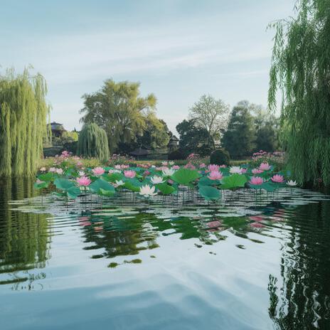 Autumn Moon over the Lotus Pond