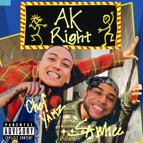 AK RIGHT ft. Yamz | Boomplay Music