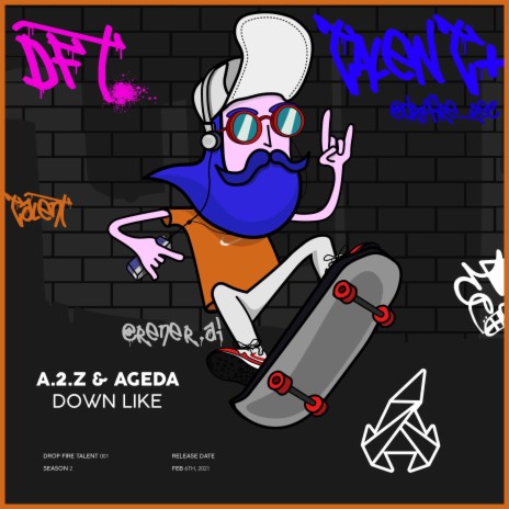 Down Like ft. AGEDA | Boomplay Music