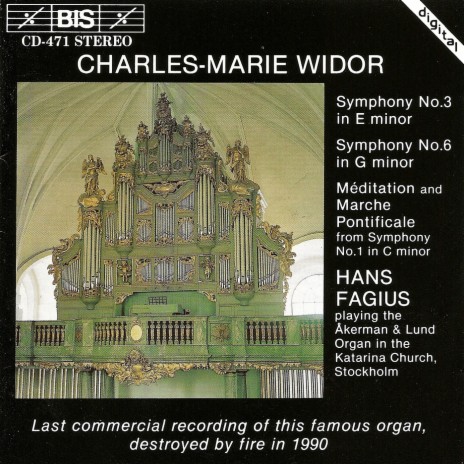 Organ Symphony No. 6 in G Minor, Op. 42, No. 2: II. Adagio | Boomplay Music