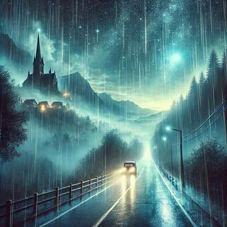 Road in the rain