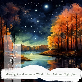 Moonlight and Autumn Wind ~ Soft Autumn Night Jazz