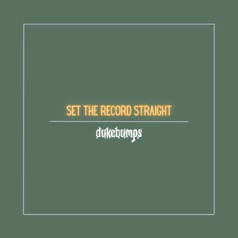 Set the Record Straight (Instrumental)