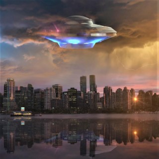 Ufo in the night)