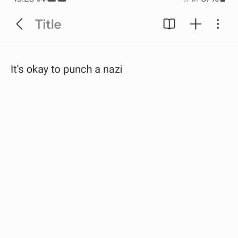 It's okay to punch a nazi | Boomplay Music