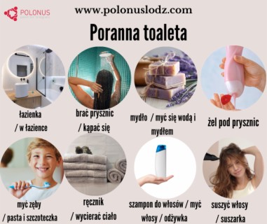 Learn Polish #401 Poranna toaleta (higiena) - Morning toilet (hygiene)