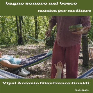 Bagno sonoro nel bosco