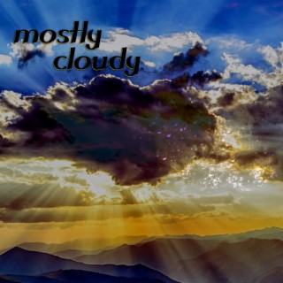 mostly cloudy