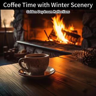 Coffee Time with Winter Scenery