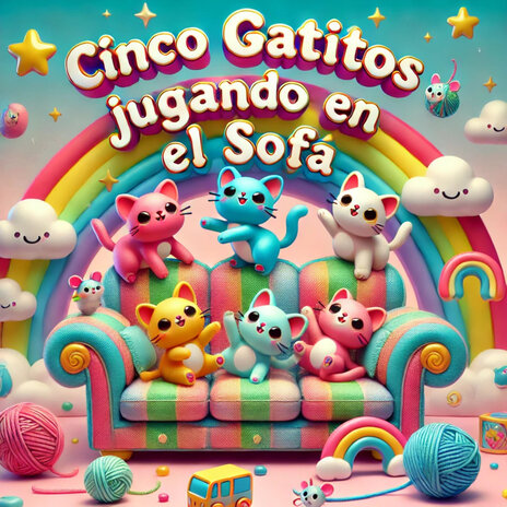 Cinco Gatitos Jugando En El Sofá | Boomplay Music