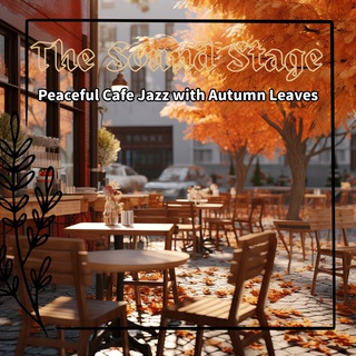 Peaceful Cafe Jazz with Autumn Leaves