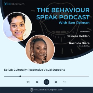 Episode 123: Culturally Responsive Visual Supports with Rashida Biera, M.A., BCBA and Jaleesa Holden