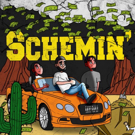 Schemin' ft. Lil Xelly & Yung Simmie | Boomplay Music