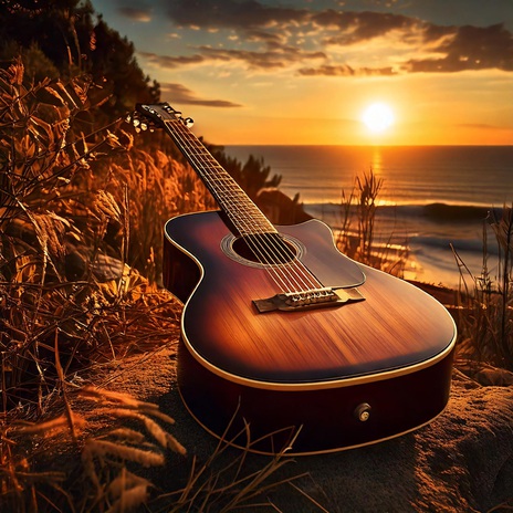 Evening Guitar Glow ft. Guitargirls Soundtracks & Guitar4mation | Boomplay Music