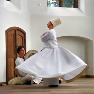 The wirling dervish dance