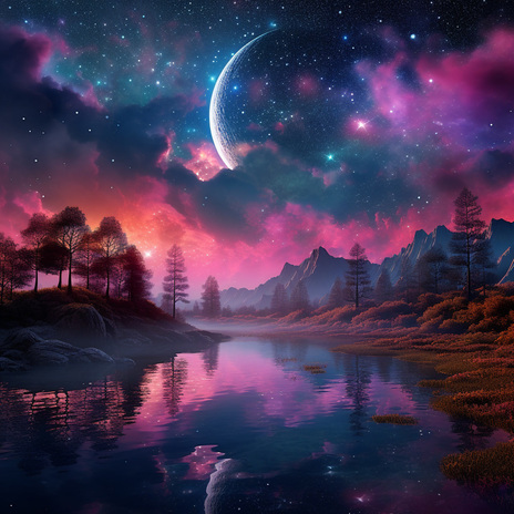 Celestial Pink Sky, Magical Night17 ft. Canciones Infantiles Para Niños & Musica Relajante Dormir