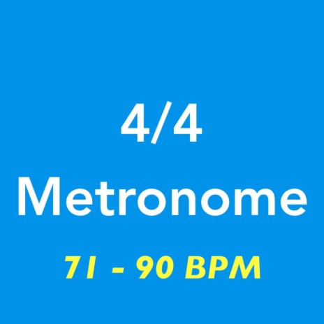 76 BPM Metronome | 4/4 | Boomplay Music