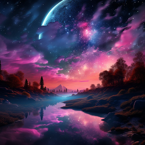 Celestial Pink Sky, Magical Night18 ft. Canciones Infantiles Para Niños & Musica Relajante Dormir