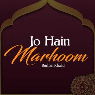 Jo Hain Marhoom