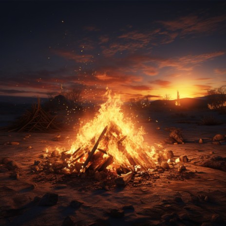 Soothing Firelight for Baby's Rest ft. Warm Crackle & orbital voices | Boomplay Music