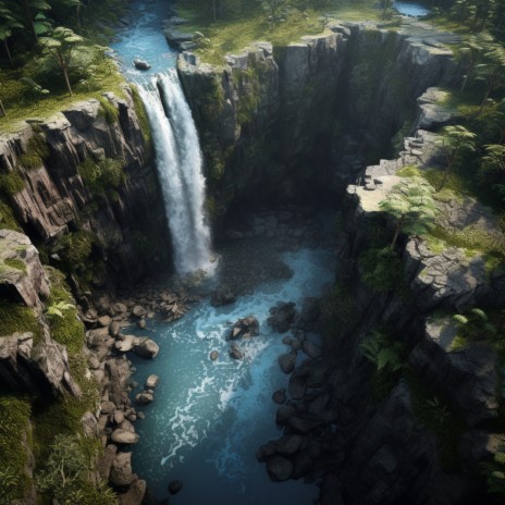 Tranquil Waterfall's Soothing Sounds ft. Fresh Water Sounds & Dormant Clouds