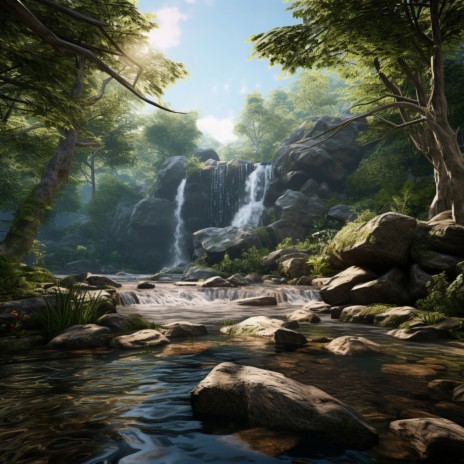 Calming Waterfall for Study Sessions ft. Memory of Water & Relaxation Study Music