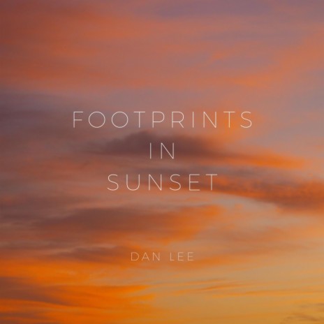 Footprints In Sunset