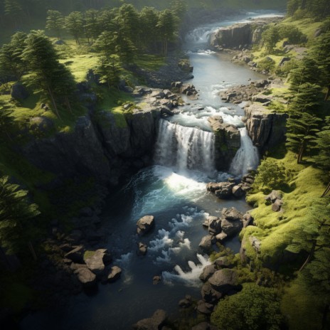 Waterfall's Calming Study Tune ft. Underwater Sound & Everlight