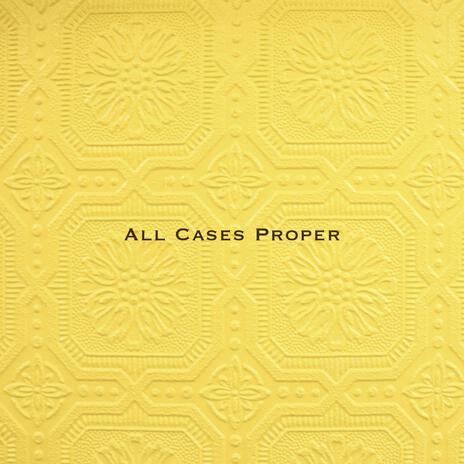 ALL CASES PROPER (PIANO DEMO)