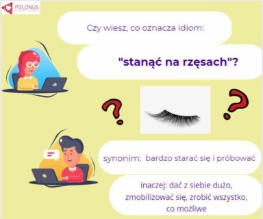 Learn Polish Podcast #427 Stanąć na rzęsach - Stand on eyelashes