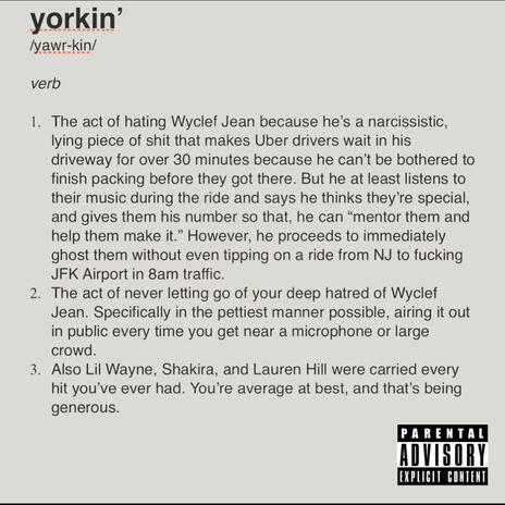 Yorkin' | Boomplay Music