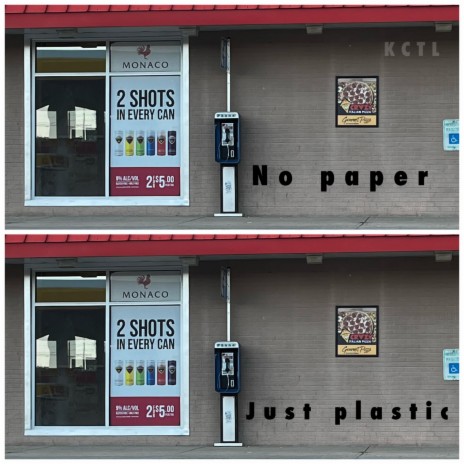 No Paper Just Plastic