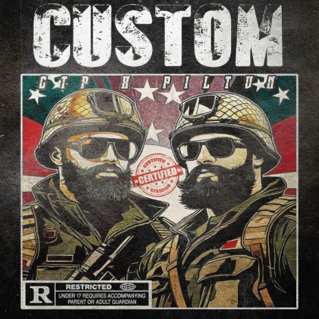 CUSTOM ft. Piltvn | Boomplay Music