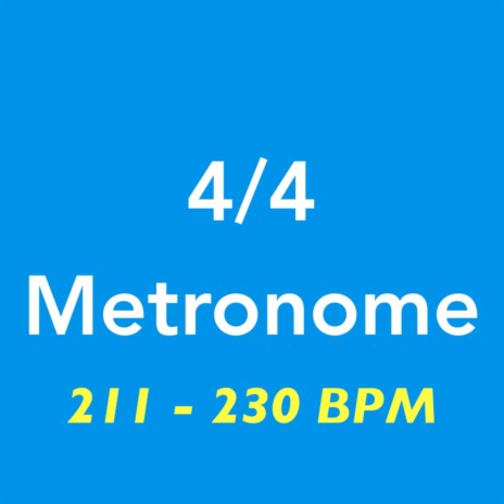 225 BPM Metronome | 4/4 | Boomplay Music