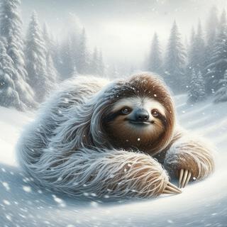 Sloth in a blizzard