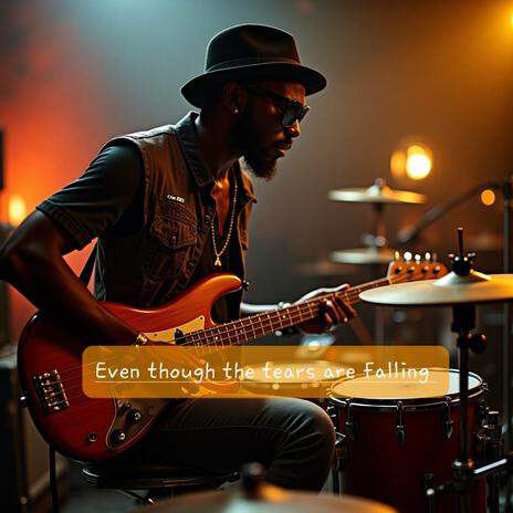 Even though the tears are falling | Boomplay Music