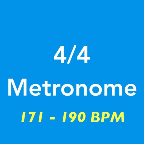 180 BPM Metronome | 4/4 | Boomplay Music
