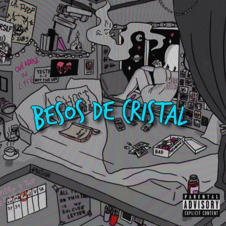 Besos de Cristal ft. Luaina & Asael csk | Boomplay Music