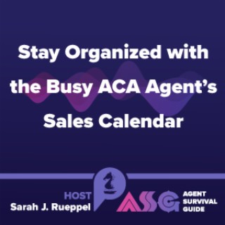 Stay Organized with the Busy ACA Agent's Sales Calendar