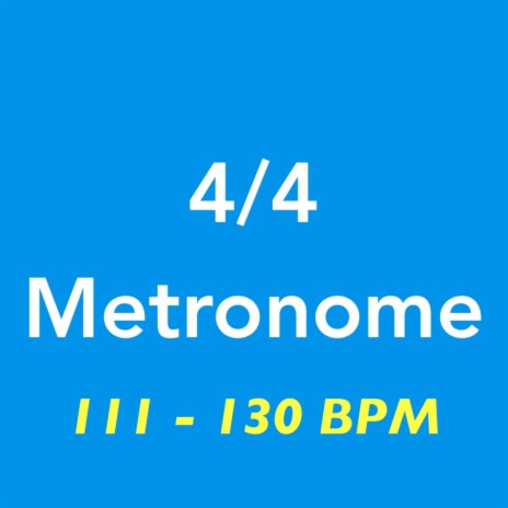 128 BPM Metronome | 4/4