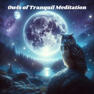 Owls of Tranquil Meditation: Nighttime Symphony in Nature's Embrace