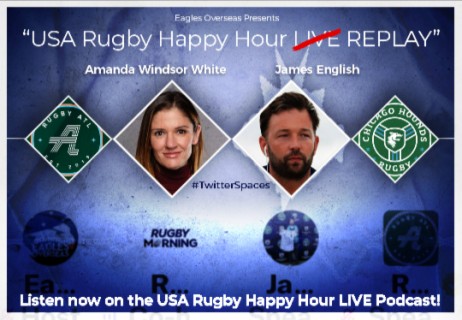 USA Rugby Happy Hour LIVE | Chicago Hounds’ GM & CEO, James English | Feb. 1, 2023