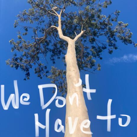 We Don't Have To | Boomplay Music